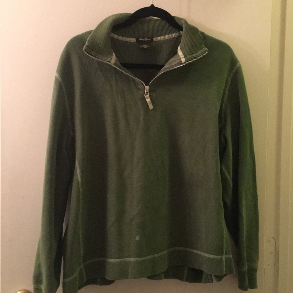 Green Eddie Bauer pullover